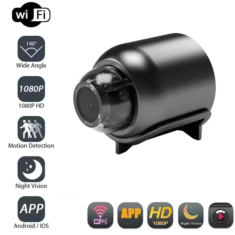 X5 Mini caméra sans fil 1080P Vision nocturne caméra Surveillance sécurité vidéo détection de mouvement caméscope maison intelligente Cam moniteur