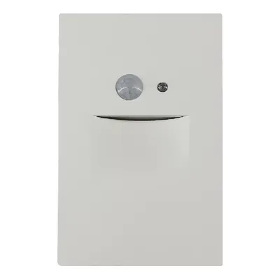 Lotus LED Lights Vertical LED Outdoor Step Light with Motion Sensor and Photocell