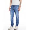 Slim-fit-Jeans REPLAY "Anbass", Herren, Gr. 34, Länge 34, medium blau 844, Denim/Jeans, Obermaterial: 99% Baumwolle, 1% Elasthan, casual, slim fit, Jeans