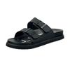 Pantolette GANT "Palbuddy", Herren, Gr. 44, schwarz, Nubuklederimitat, casual, Schuhe, Sandale, Flats, Sommerschuh mit Softfußbett