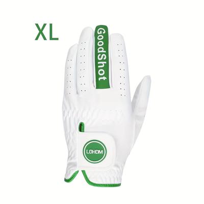 TEMU Lohom Men's Golf Glove - Left Hand, Breathable & Super Soft With Grip, 