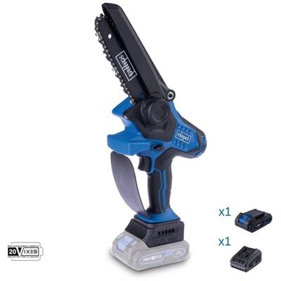 Gehoelzschneider 20V 1 akkus 2.0Ah + Ladegeraet ixes Scheppach bc-ps150-x Image