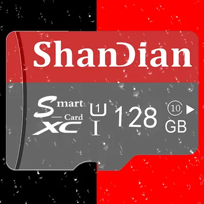 SAHNDIAN Ultra Micro SD 128 GB 32 GB U1 A1 Klasse 10 64 GB 256 GB Micro SD-Karte SD/TF-Flash-Karte Speicherkarte 512G microSD für PhonePC