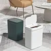 Smart Sensor Mülleimer, Schlafzimmer, Küche, berührungslose Mülleimer, wasserdicht, 15/18 l, große Kapazität, automatischer elektrischer Mülleimer