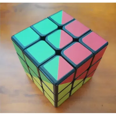 [Picube] Regenbogenwürfel 3x3 Magic Speed Puzzle Stickerless 3x3x3 Professionelles Cubo Magico Lernspielzeug für Kinder MeiLong Fidget Image