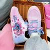 Disney Frauen Stitch Minnie Mouse Maus Prinzessin niedlich Freizeitschuhe rutschfeste weiche Unterseite Sportschuhe für Dame Geschenk