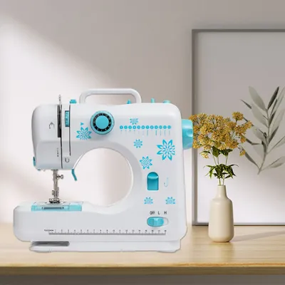 Sewing Machine, Strick Machine, mit Work Light, Hand Sewing Machine with 2 Switch, 12 Integrated Sticharts, for Sewingfänger