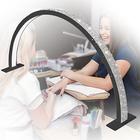 lampada a mezzaluna per tavolo per unghie, lampada ad arco per unghie da 21,5 pollici/29,5 pollici e 39 W con controller via cavo/telecomando, 3 modalità colore, luci per unghie tecniche, lampade
