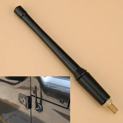 6.54" Black Car Antenna Fit For Jeep Wrangler JK JL JLU JT Rubicon Sahara Sport 2007-2015 2016 2017