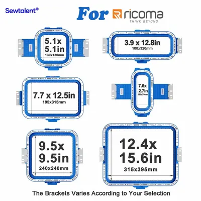 Ricoma embroidery machines magentic embroidery hoop for ricoma MT 1501 parts, Ricoma TC 1501