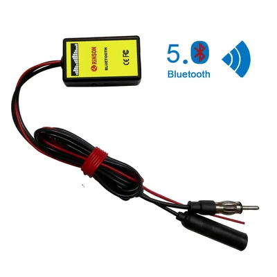 Wired FM Bypass Modulator Wired With Bluetooth input Music