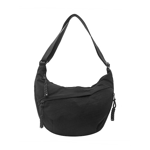 borsa a tracolla leggera per donna – borsa a tracolla casual in nylon impermeabile con tracolla regolabile, design multitasche per viaggi, shopping e uso quotidiano