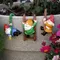Statue de gnomes grimpants pour jardin nickel é, artisanat en résine, paysage de pot de fleur, décor extérieur pour jardin, 3 pièces