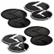 2 pz x 3D ABS K Logo Griglia Anteriore Emblema Baule Posteriore Distintivo Adesivo Auto Decalcomania