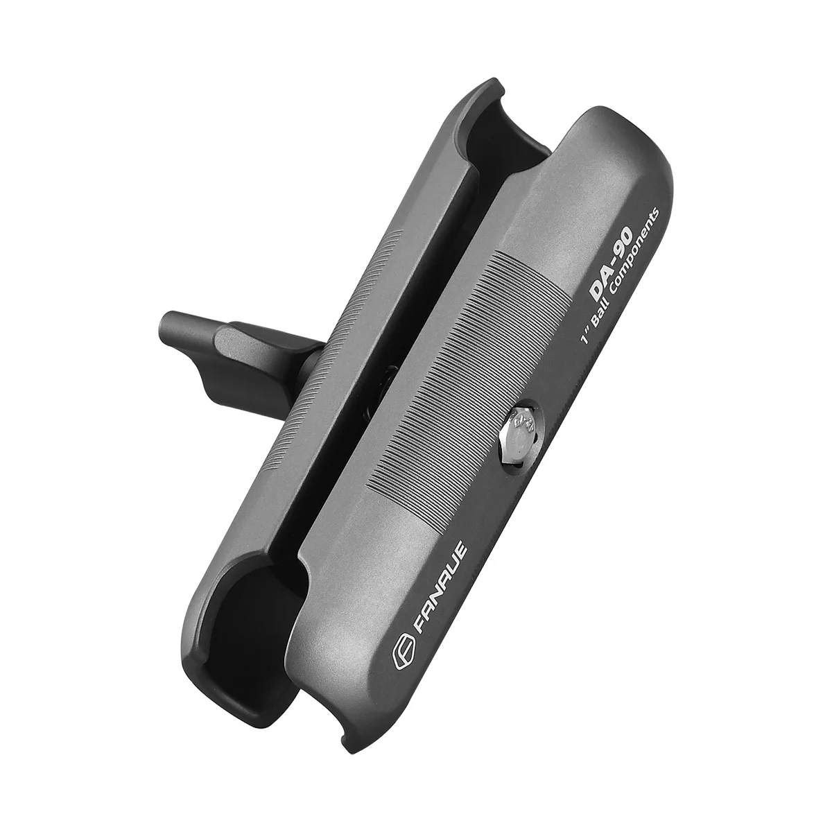 FANAUE supporto per telefono cellulare in lega di alluminio biella con testa a sfera antifurto supporto da 9 cm testa a sfera da 25 mm compatibile con RAM