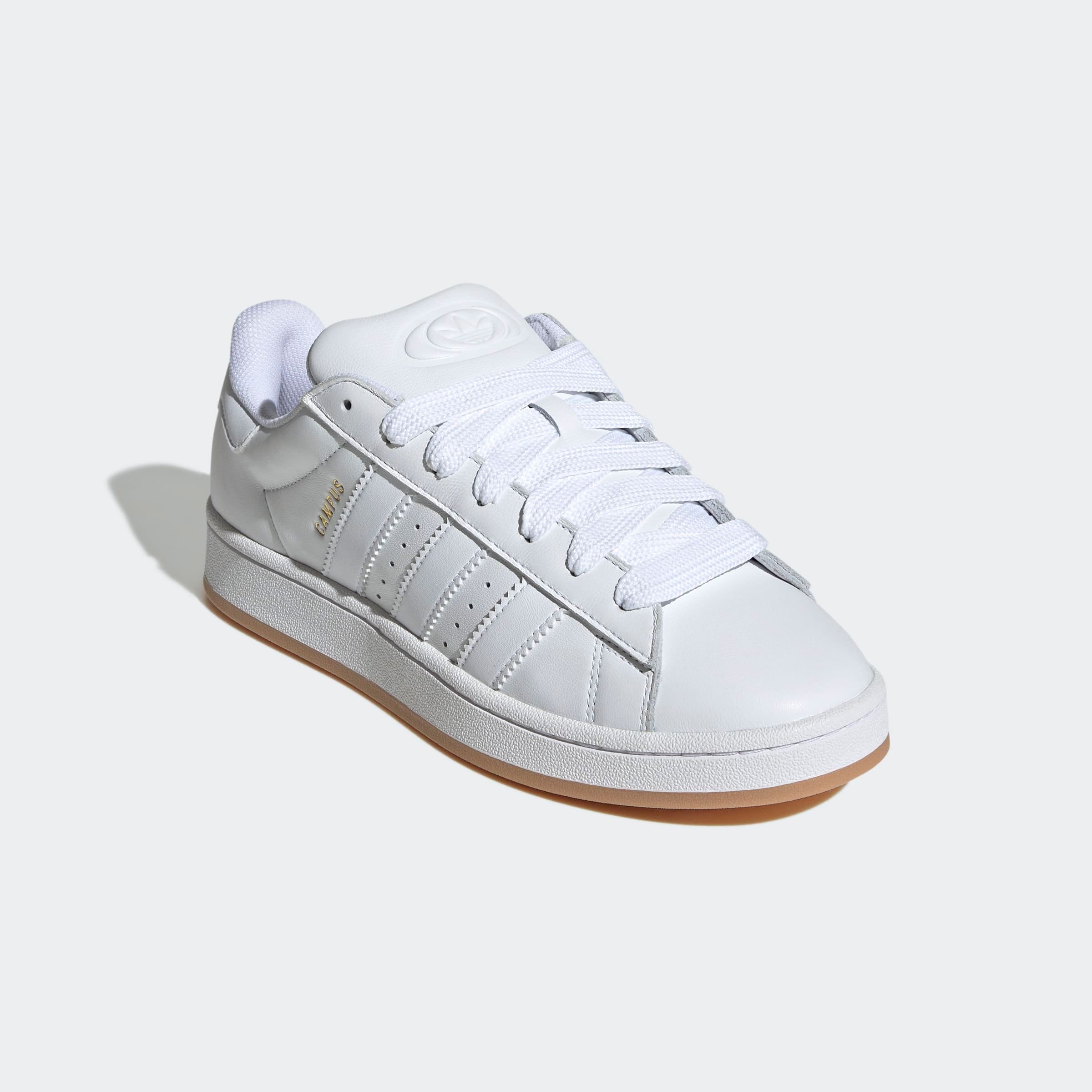 Sneaker ADIDAS ORIGINALS "CAMPUS 00S", Herren, Gr. 44,5, weiß (cloud weiß, cloud weiß, cloud weiß), Leder, Schuhe Sneaker
