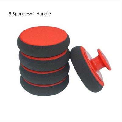 TEMU 5- Cleaning Sponges , - Waxing & Polishing Sponges For , , Commercial Cleaning , Foam Image