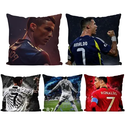 C-Cristiano R-Ronaldo CR7 Kissenbezug, quadratisches Kissen, Schlafzimmer, Sofa, Freizeit, Image
