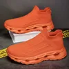 Trend Orange Stricksocken-Schuhe, Unisex, große Größe 48, Plattform, leichte Turnschuhe, Herren, bequem, atmungsaktiv, Herren-High-Top-Turnschuhe, Tenis hombres