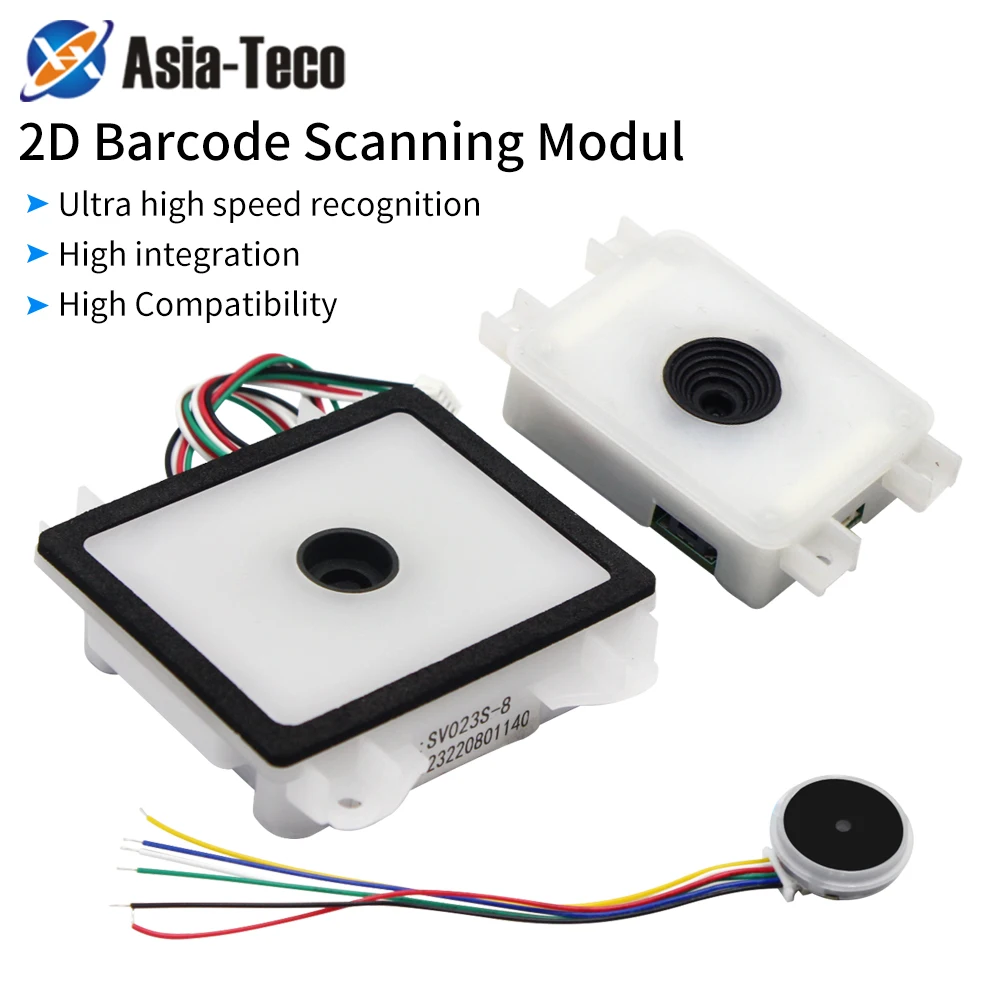 UART DC5V Barcode Scanner QRcode Reader Modul 1D 2D QR Code Barcode Reader Für Android Arduino Dekodieren Module TXD/RXD/USB/VCC Image