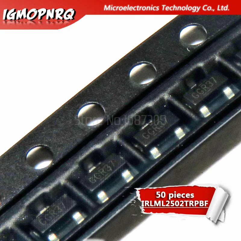 50 stücke irlml2502trpbf sot23 irlml2502 sot sot-23 irlml2402 irlml2803 irlml0030 irlml5203 irlml6344 irlml6402 irlml6401 irlml6244 Image