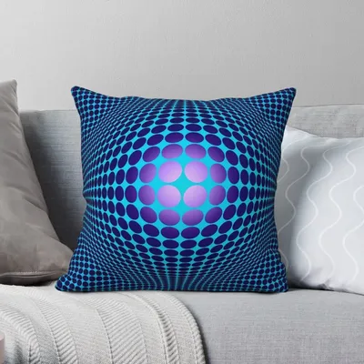 Sieger vasarely vega quadratischen Kissen bezug Polyester Leinen Samt kreative Reiß verschluss Dekor Image