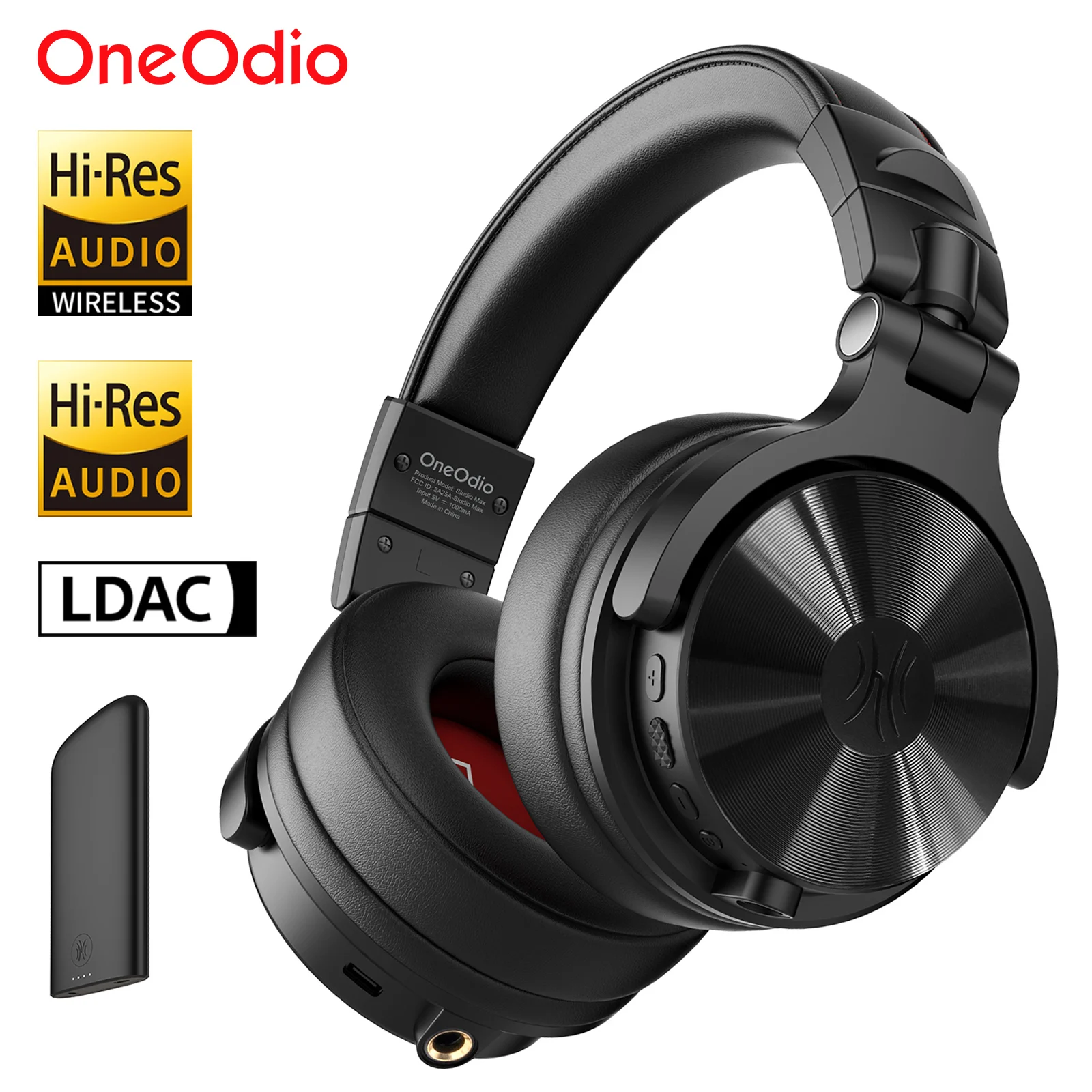 Oneodio Studio Max1 Bluetooth-Kopfhörer, kabelloses DJ-Headset mit geringer Latenz, professionelle Studio-Monitor-Kopfhörer, hochauflösender LDAC Image