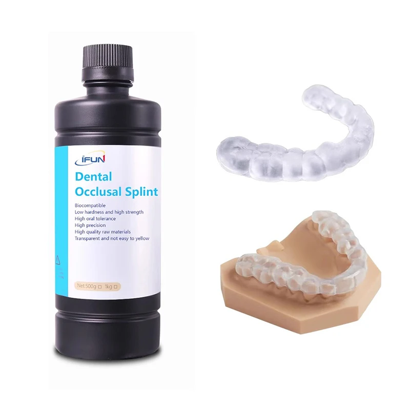 500 g/Flasche iFun 3162 Dental Occlusal Splint Resin Liquid 3D-Druckermaterial Image