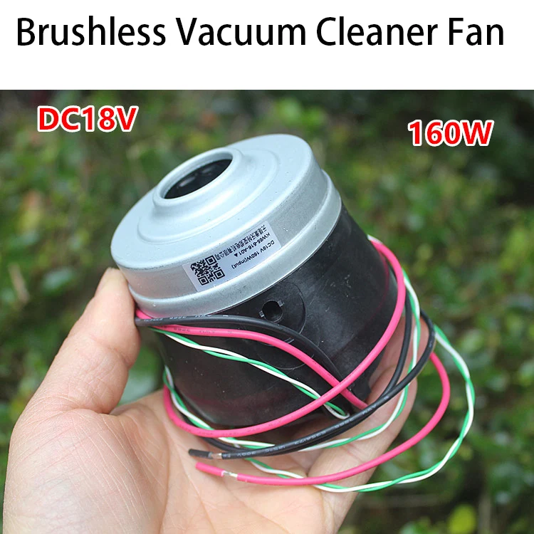 DC 16,8 V 18 V 18,5 V 160 W BLDC Ultra-High-Speed Power Bürstenlosen Motor Turbo Fan mit Treiber für Staubsauger Kehrmaschine Roboter Image