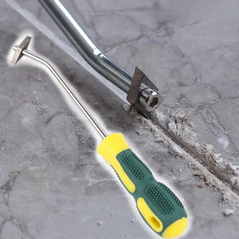 Keramik Fliesen Mörtel Entferner Wolfram Stahl Fliesen Lücke Reiniger Bohrer für Boden Wand Naht Zement Reinigung Hand Werkzeug