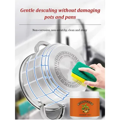 Plant Extract Coconut Oil Multi-Purpose Strong Stain Remover Paste Deep Cleaning Rust Removal Floor