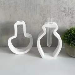 Silicone Vase Molds For Hydroponic Systems - Irregular Design - Suitable For Gypsum And Glue - Crafts And DIY Projects