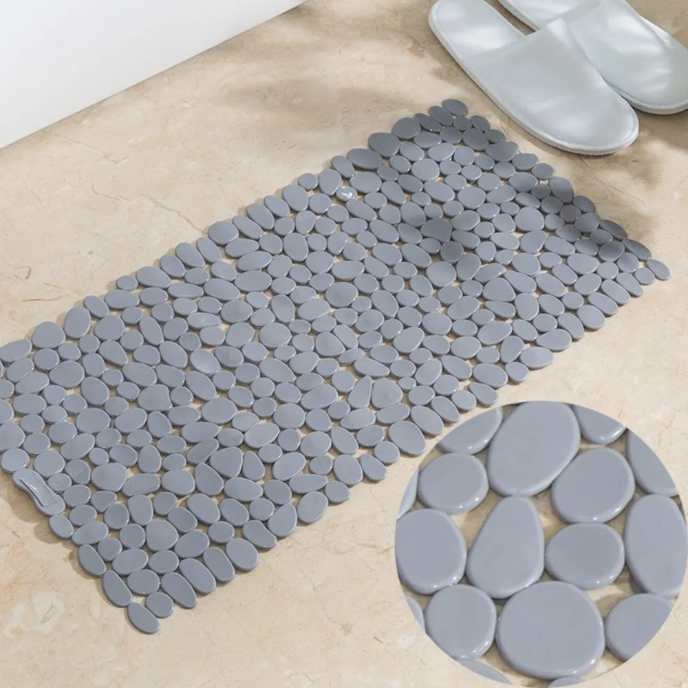 Nouveau tapis de salle de bain antidérapant tapis de bain antidérapant ventouse coussin de douche longues coussinets de pied de baignoire tapis en plastique PVC pour salle de bain