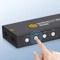 Switch KVM USB3.0 Switcher HDMI 4K @ 60Hz per 4 computer che condividono 1 Monitor HD e 3 dispositivi USB stampante Mouse tastiera