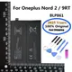 Batteria originale al 100% da 2025 anni BLP861 per 1+ One Plus Oneplus Nord 2 Nord2 9RT Sostituzione del telefono cellulare Bateria 4500mAh
