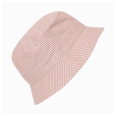 Huttelihut - Kid's Bucket Hat Woven Stripe - Hut Gr 54 cm - 6-8 Years weiß/rosa Image
