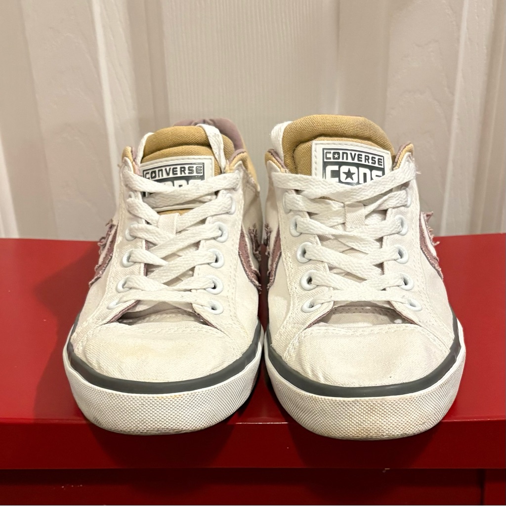 Converse Shoes | Converse Cons All Star Eu 41.5 Us 8 Mens White Brown All One Star 145295f | Color: Tan/White | Size: 8