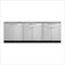 NewAge Outdoor Kitchens Stainless Steel 3-Piece Outdoor Kitchen Set (No Countertop)