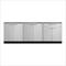 NewAge Outdoor Kitchens Stainless Steel 3-Piece Outdoor Kitchen Set (No Countertop)