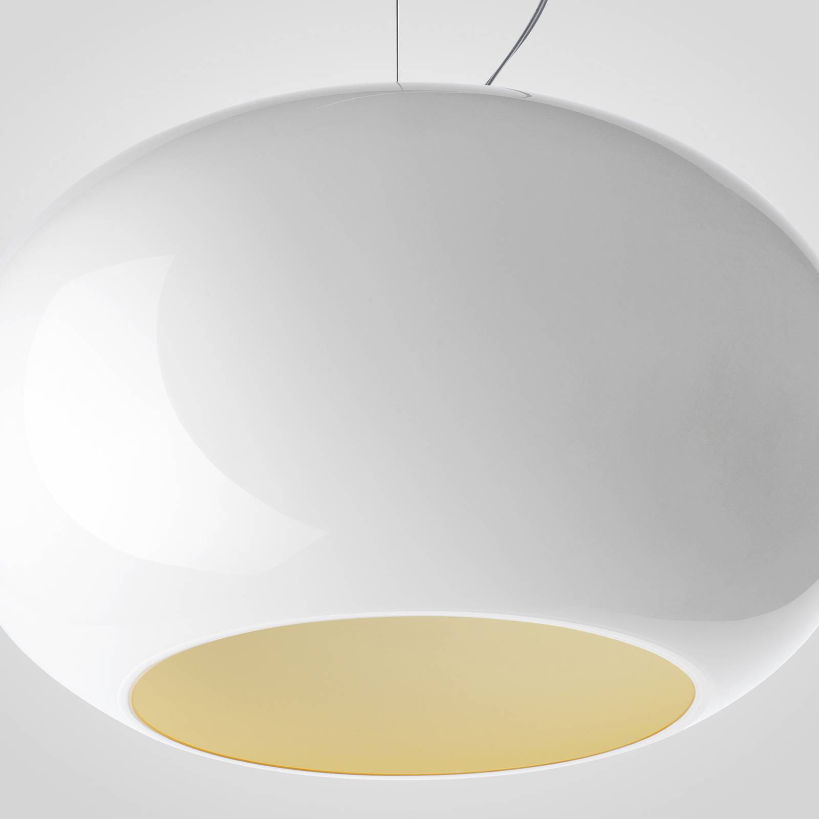 Foscarini Design Hängelampe Buds 2, dimmbar, weiß / opal, für Küche, Glas, Design, Pendelleuchte