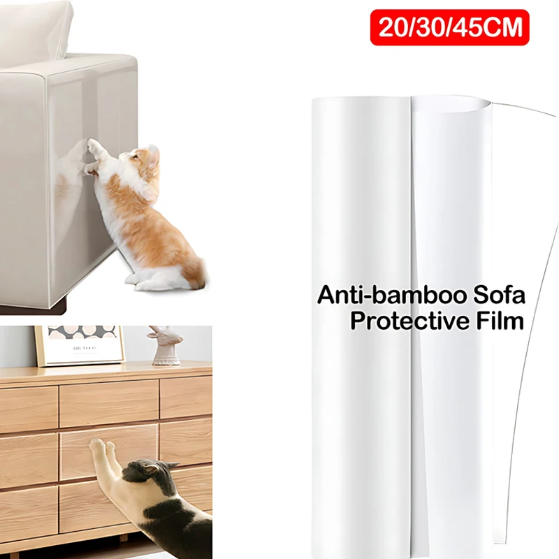275 cm Anti-katze Kratzer Möbel Schutz Kratzfolie Training Band Sicherheit Entfernung Band Für Sofa Möbel Ecke Aufkleber Image