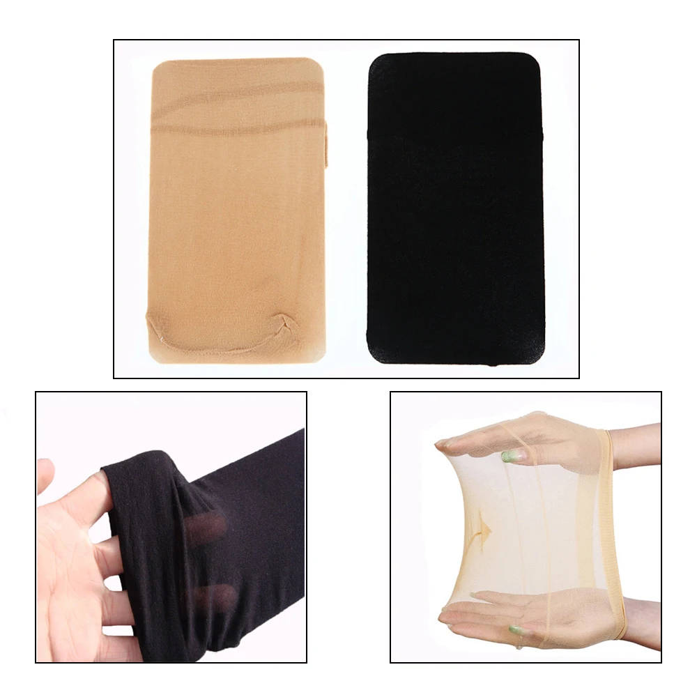Unisex Nylon Glatze Perücke Haar kappe Haar Mesh Perücke Kappe für die Herstellung von Perücken Strumpf machen Mesh Perücke Liner Cap Haar netze Image