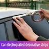 5m Auto Chrom dekorative Streifen Chrom verkleidung für Autos Auto Chrom Fenster verkleidung Auto Außen verkleidung Chrom leiste