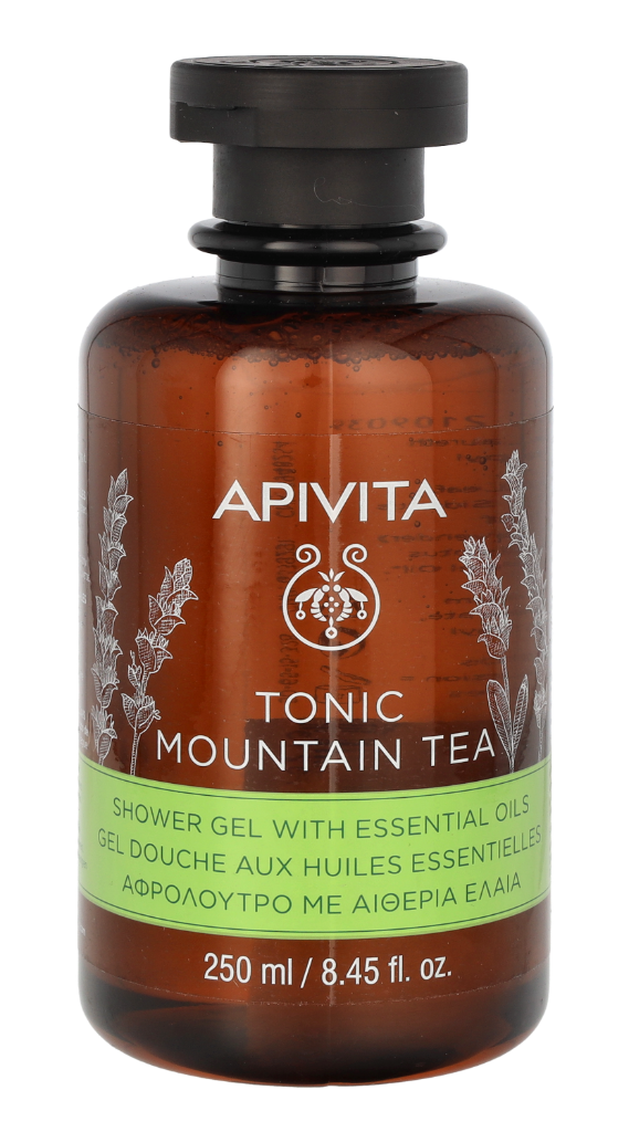 Apivita Tonic Mountain Tea Shower Gel. Image