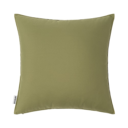 Einfarbiger Kissenbezug outdoor wasserdichte Technologie Kissenbezug beschichtetes Outdoor-Garten-Sofakissen modern einfach 1 Stk Image