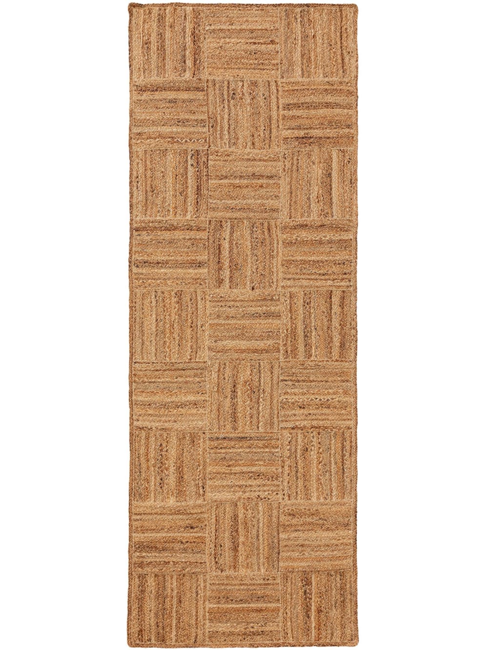 Tapis de jute marron clair 70x200