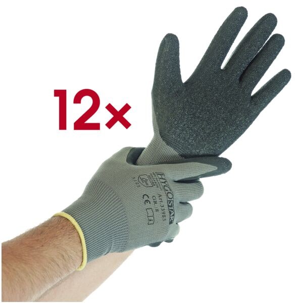 Franz Mensch Arbeitshandschuhe »SKILL« Größe L grau