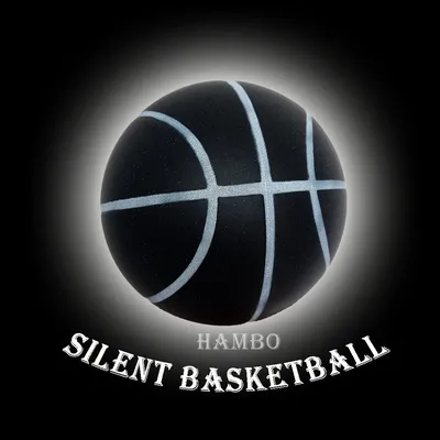 Grooved Airless Silent Basketball Size 7# 6# Men & Women/Children Indoor Dribble Practice Bounce