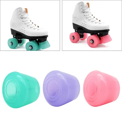 1Pcs Durable PU Roller Skate Toe Stops Lnline Skates Brake Block Pad Anti-Slip Safety Toe Stoppers