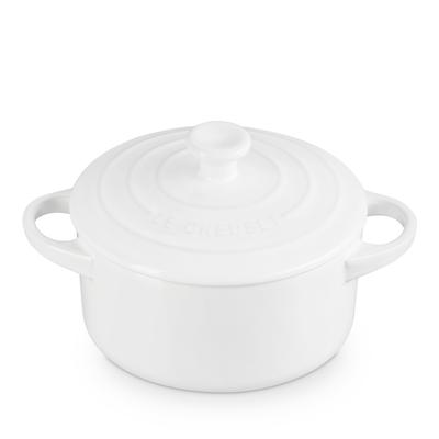 Le Creuset Stoneware Mini Round Cocotte, 24 Oz. - White